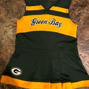 Green Bay Packers 12 month Baby Cheerleader Outfit